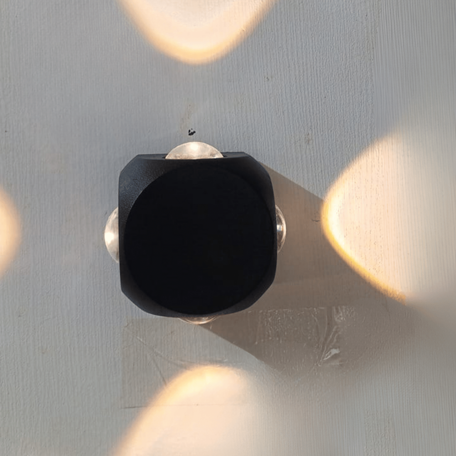 4-Way LED Flower Outdoor Light – Decorative Waterproof Garden Wall Fixture