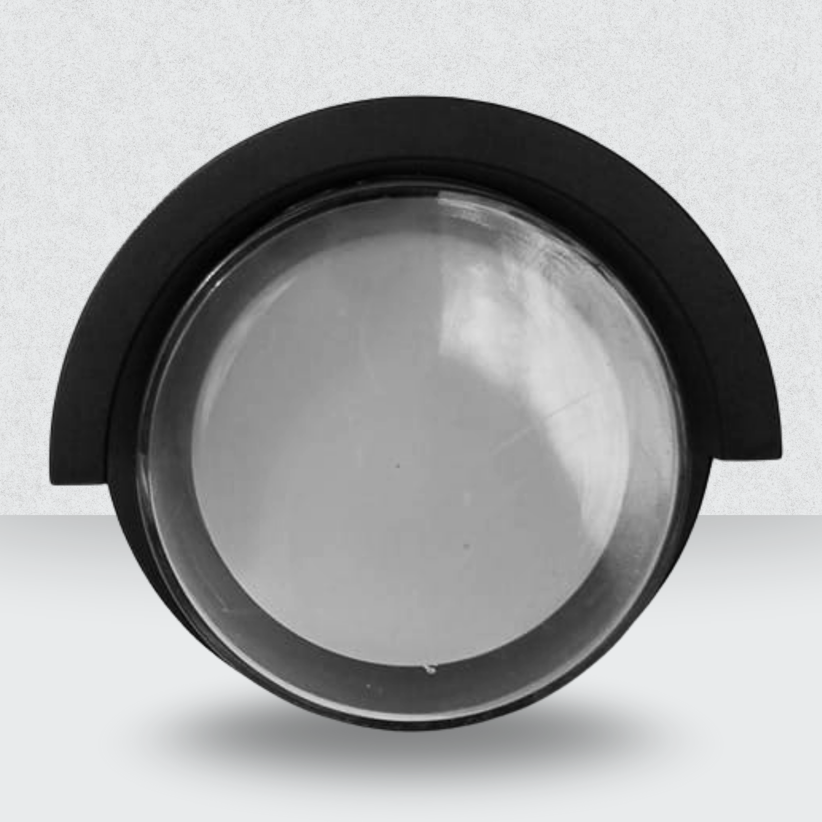 LED Outdoor Circular Wall Light with Front Glass – Waterproof Round Fixture for Modern Exteriors